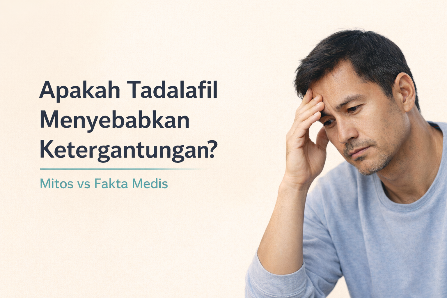Apakah Tadalafil Membuat Ketergantungan? Mitos vs. Fakta Medis