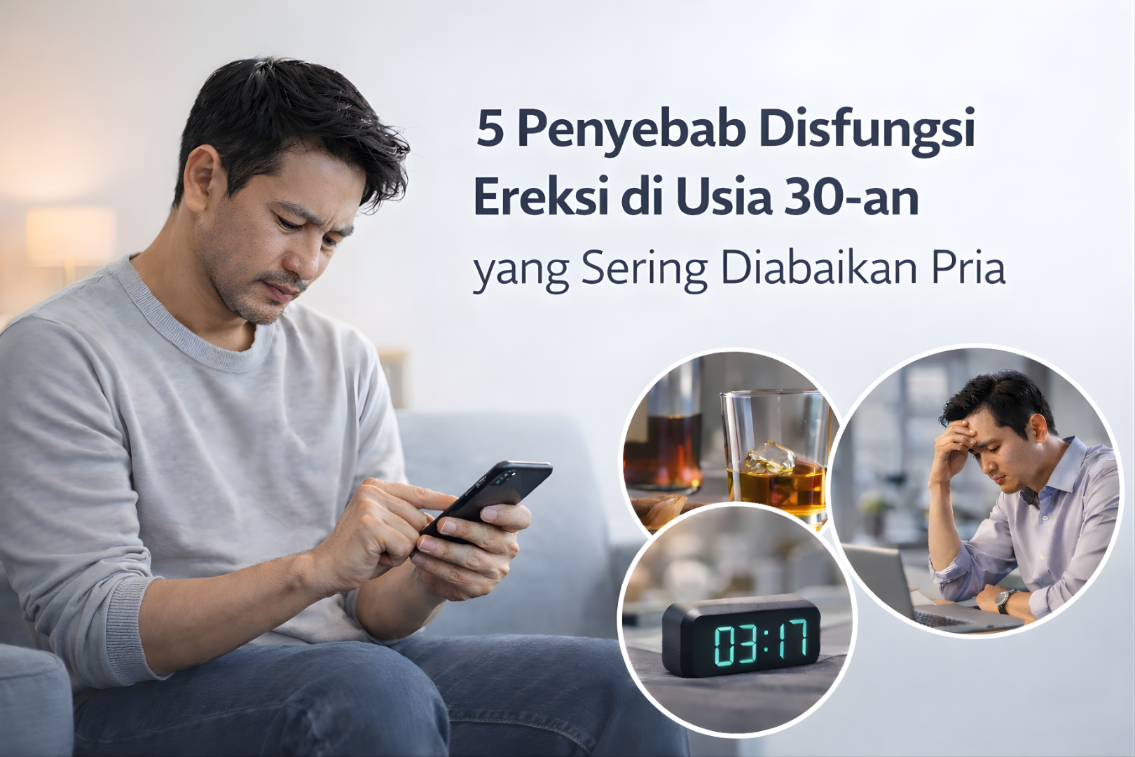 5 Penyebab Disfungsi Ereksi di Usia 30-an yang Sering Diabaikan Pria